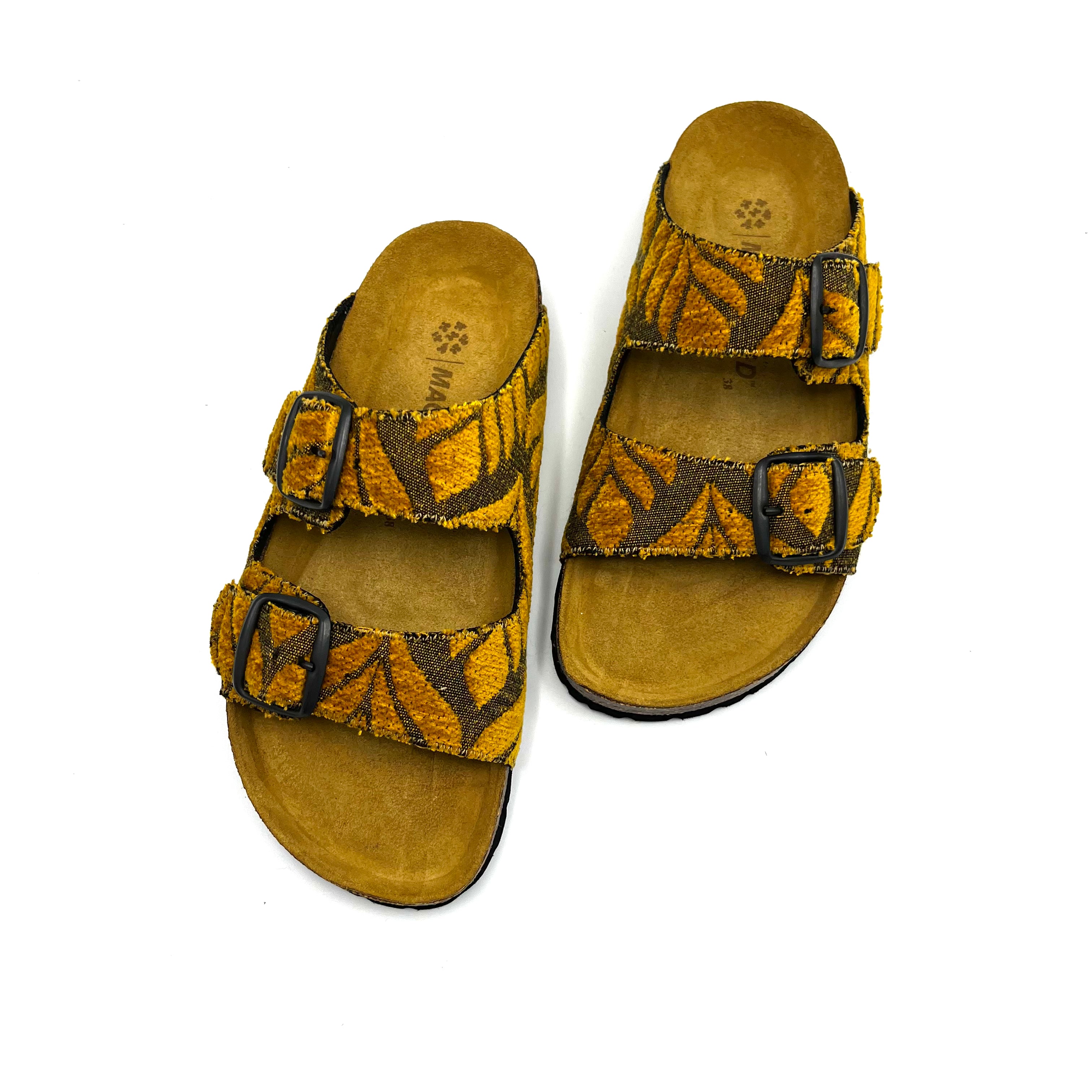 Thora 2-buckle Sandals | Sun Yellow Blossom