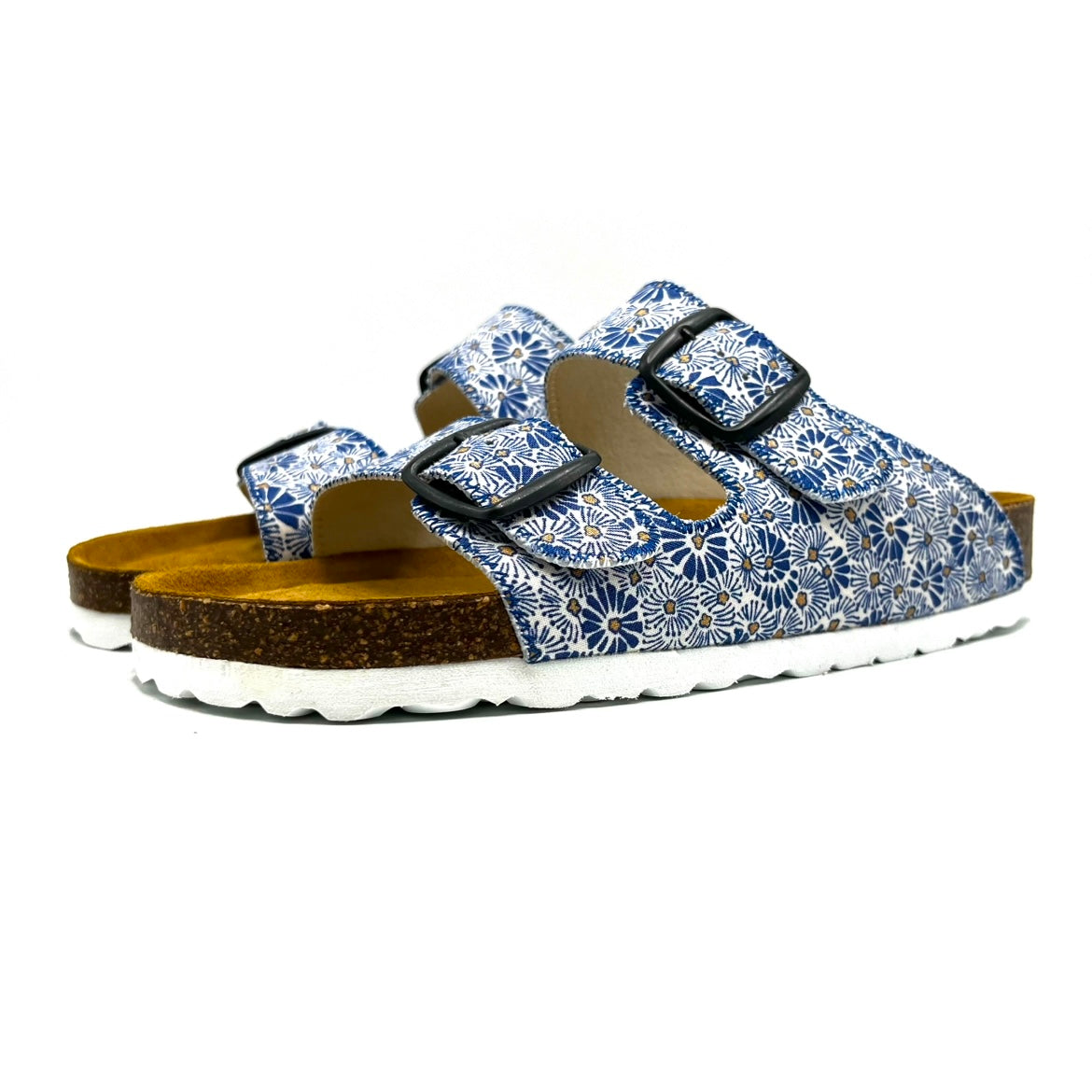 Thora 2-buckle Sandals | Ocean Flower