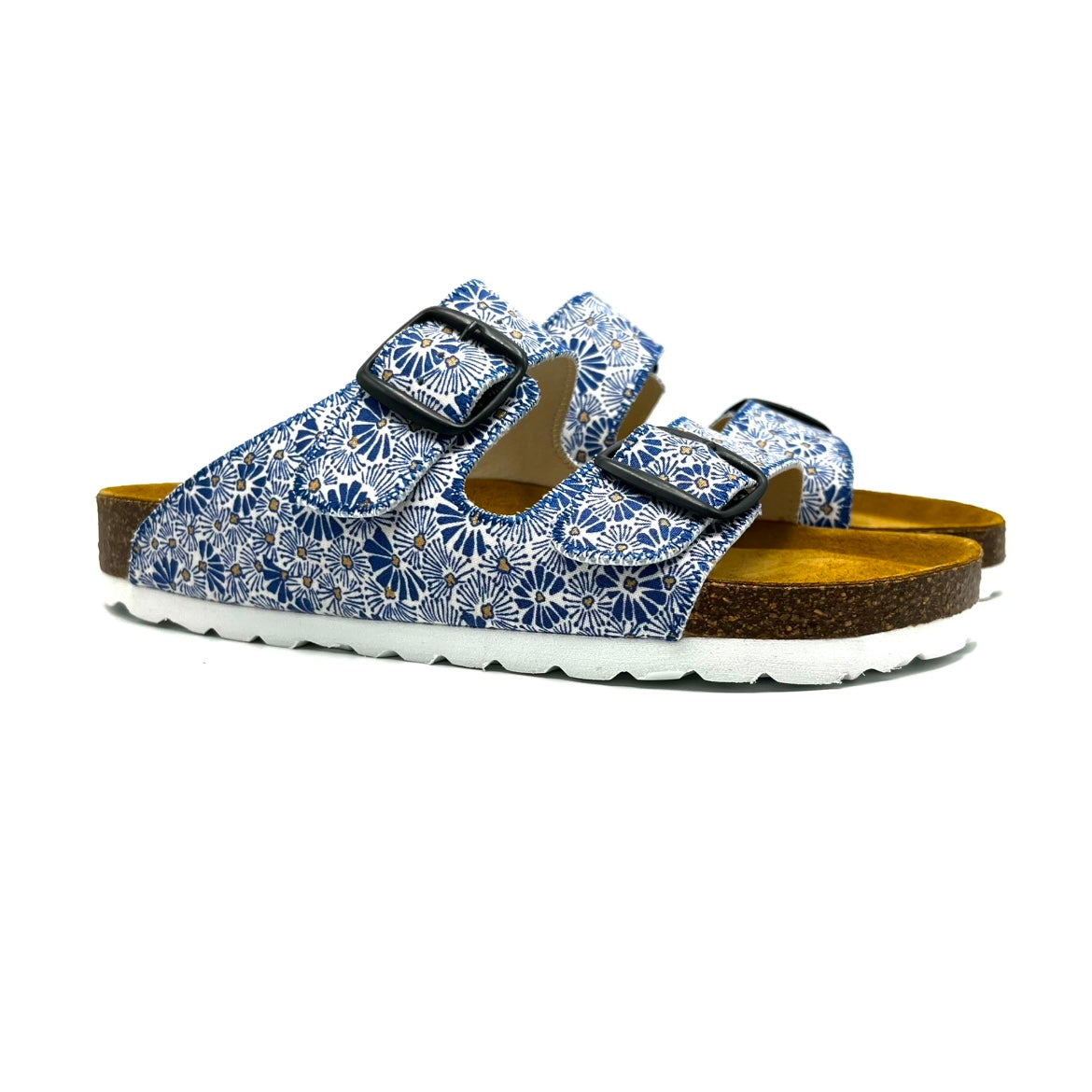 Thora 2-buckle Sandals | Ocean Flower