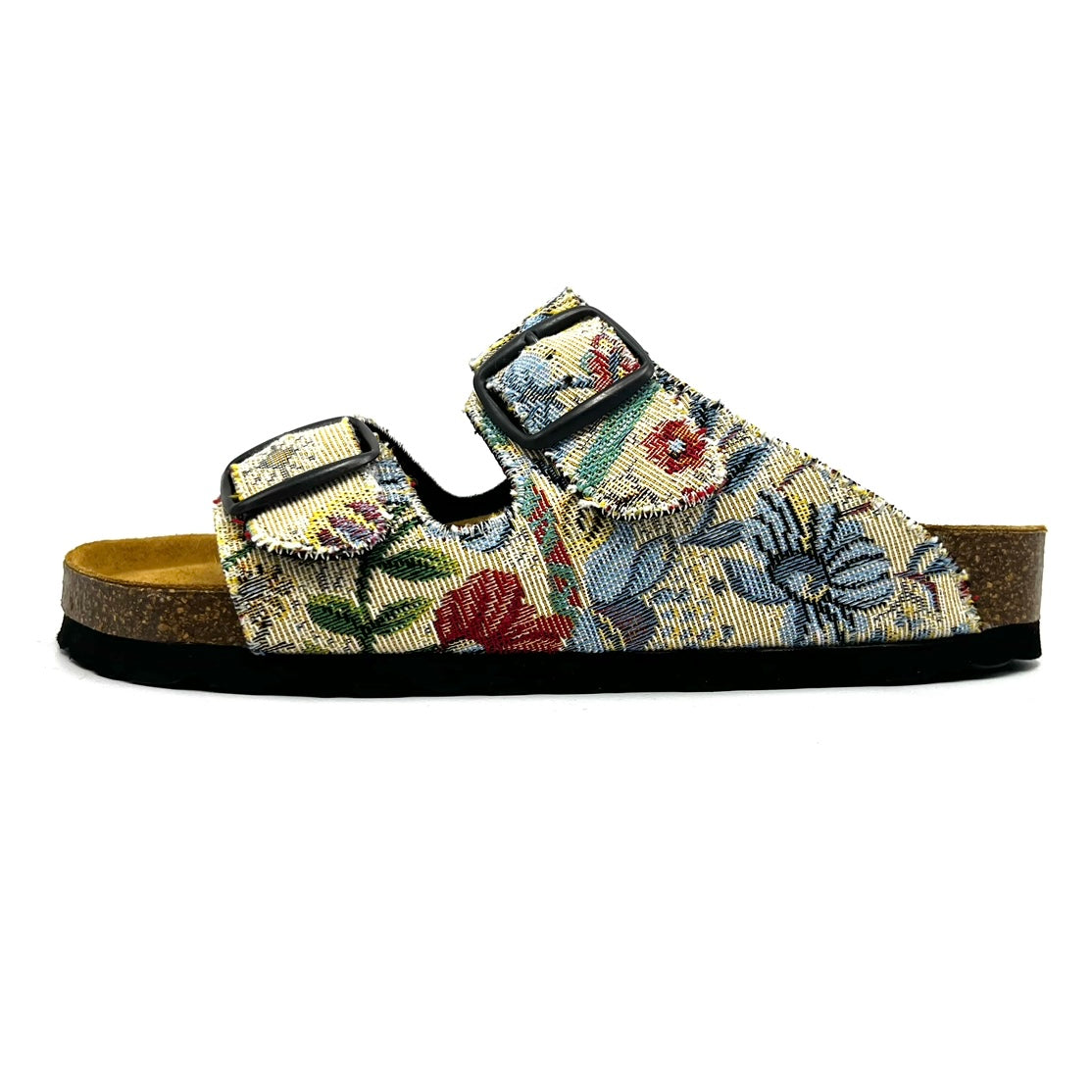 Thora 2-buckle Sandals | Bright Flower