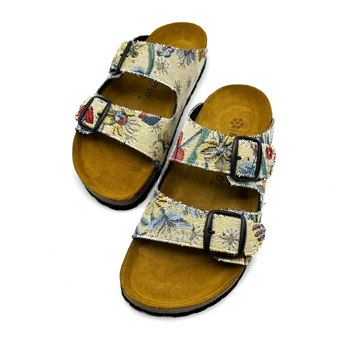 Thora 2-buckle Sandals | Bright Flower