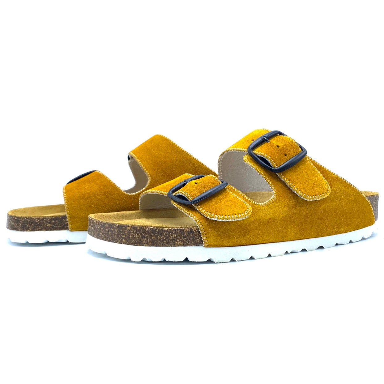 Thora 2-buckle Sandals | Sunflower Suede