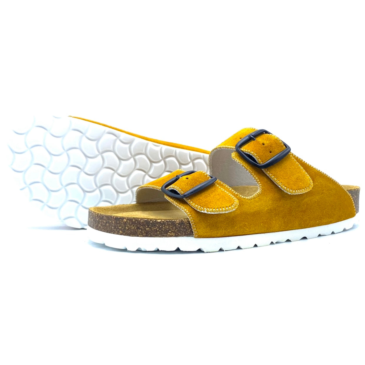 Thora 2-buckle Sandals | Sunflower Suede