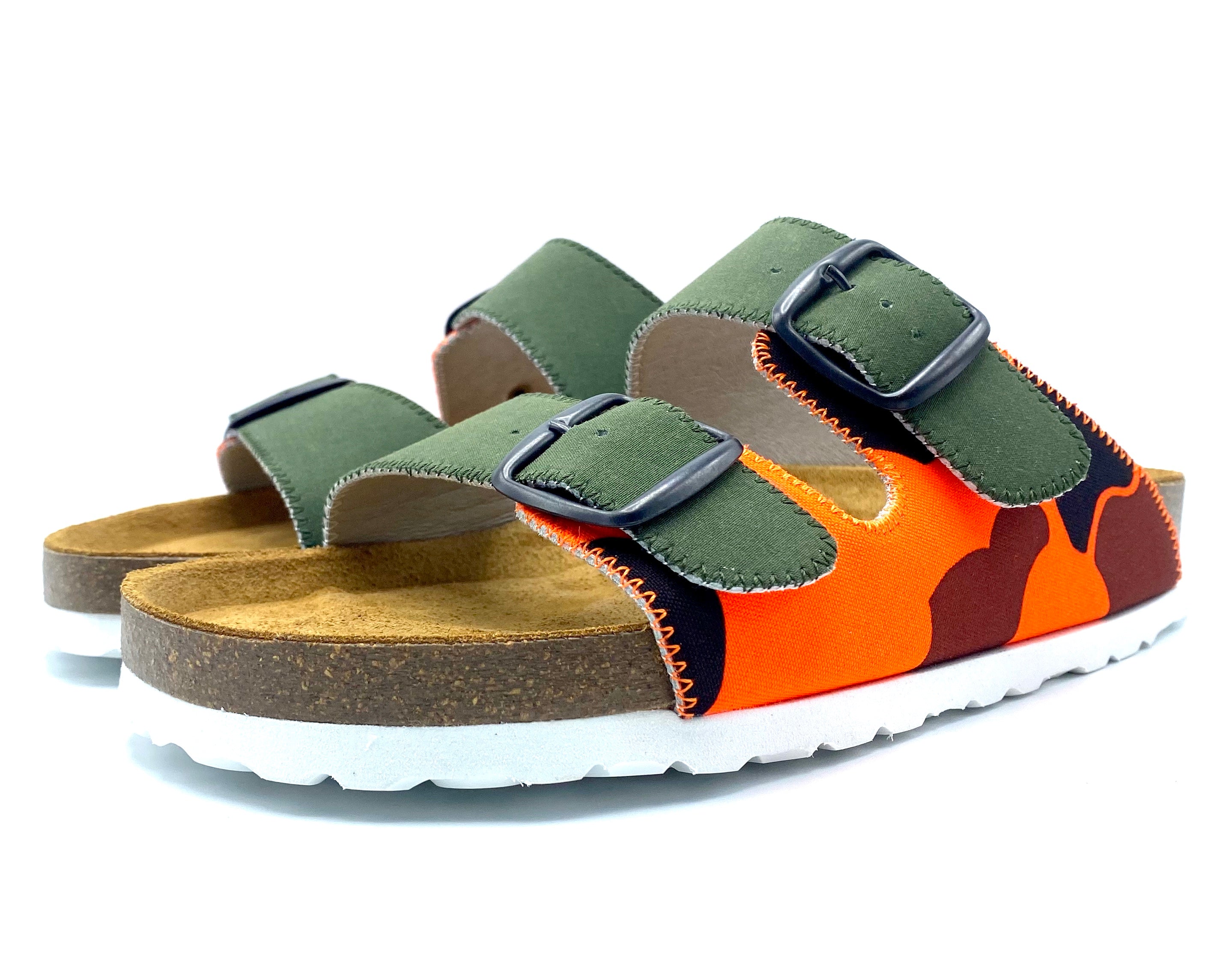 Thora 2-buckle Sandals | O.D x Orange Camo