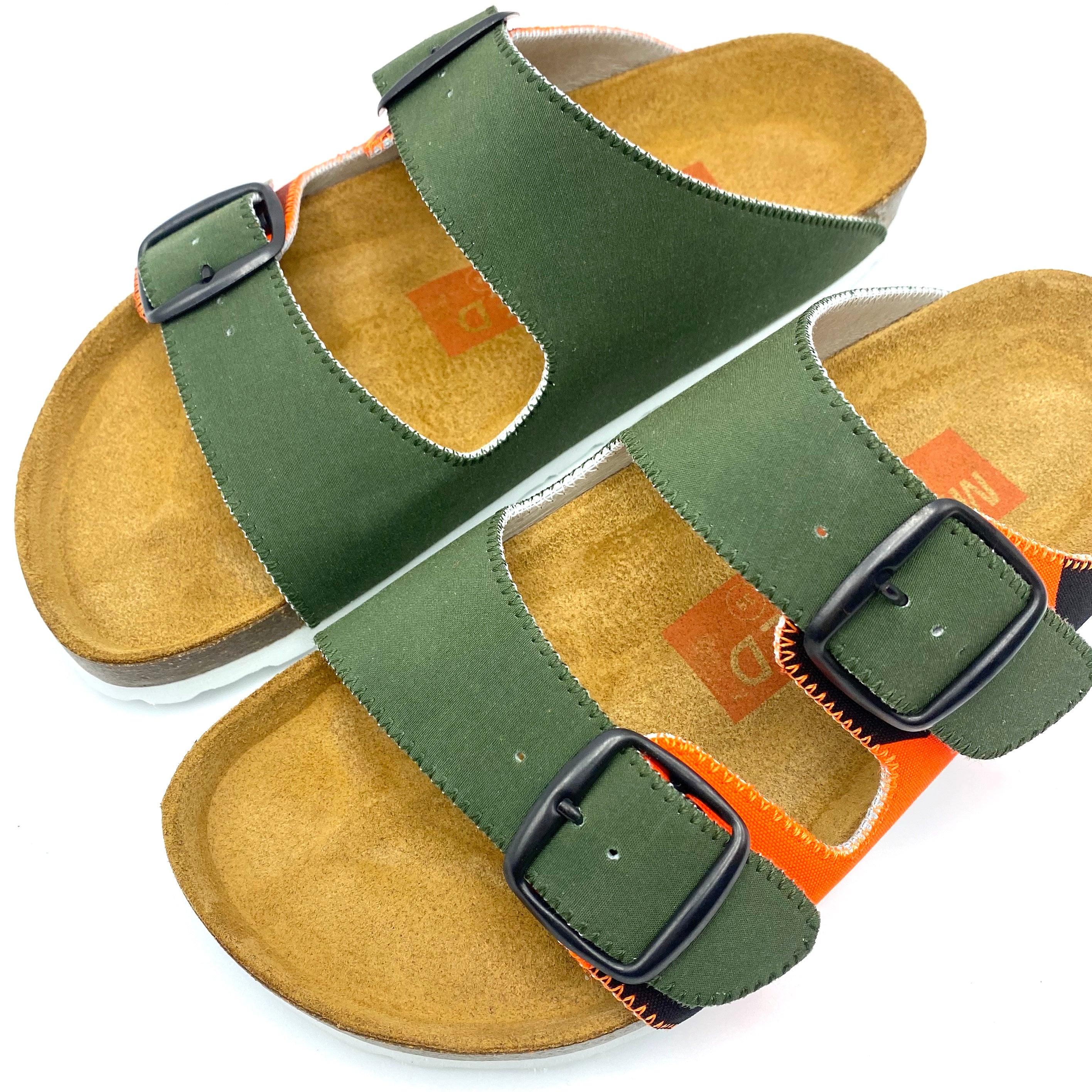 Thora 2-buckle Sandals | O.D x Orange Camo